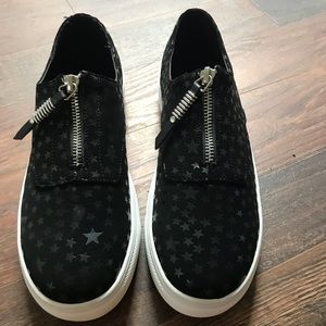 Madden Girl Star Zip Sneakers
